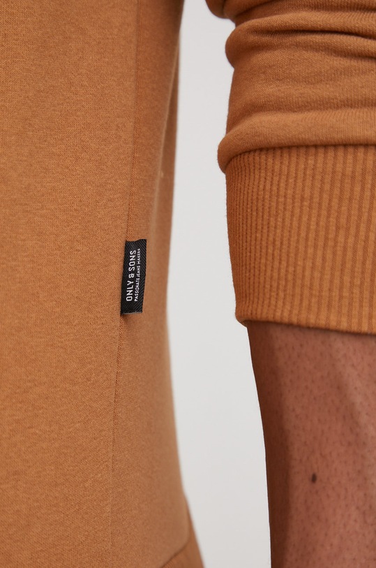 Mikina Only & Sons 22018685.Chipmunk hnedá