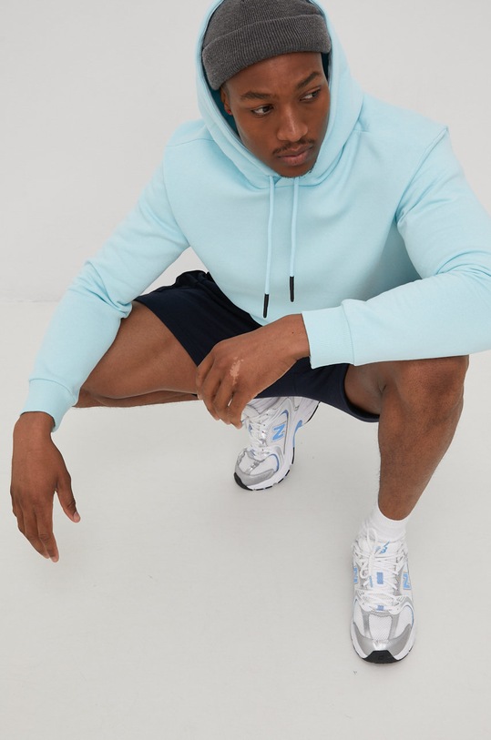 Only & Sons bluza z kapturem niebieski 22018685.BlueGlow