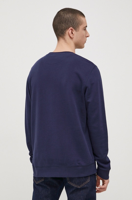 Odzież Wrangler bluza bawełniana W6MSHA114 granatowy