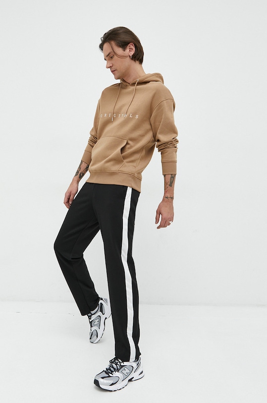 Jack & Jones bluza 12176864.TigersEye brązowy AA00
