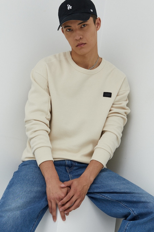 Jack & Jones bluza pozostałe beżowy 12216345.Moonbeam