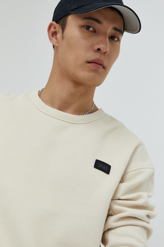 Jack & Jones bluza beżowy 12216345.Moonbeam