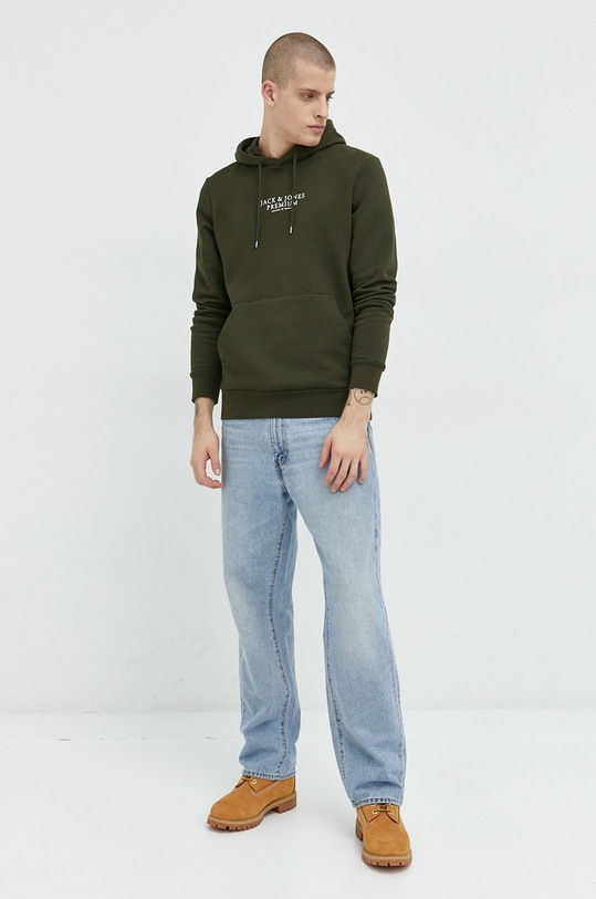 Premium by Jack&Jones bluza Archie 12216335.ForestNigh zielony AA00