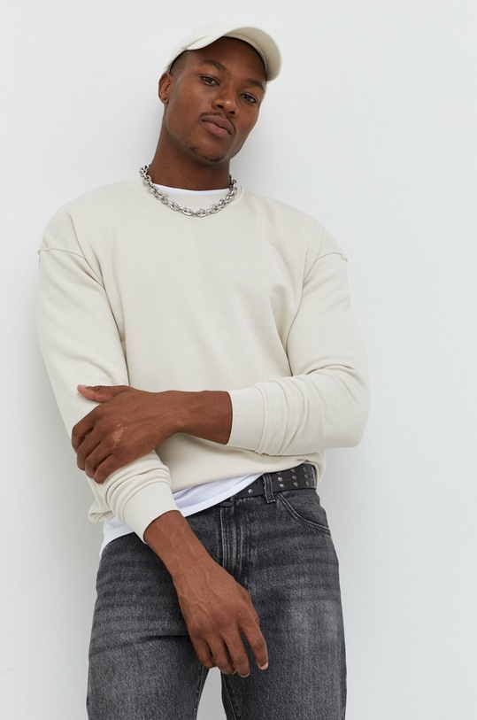Jack & Jones bluza JORBRINK beżowy 12186363.Moonbeam