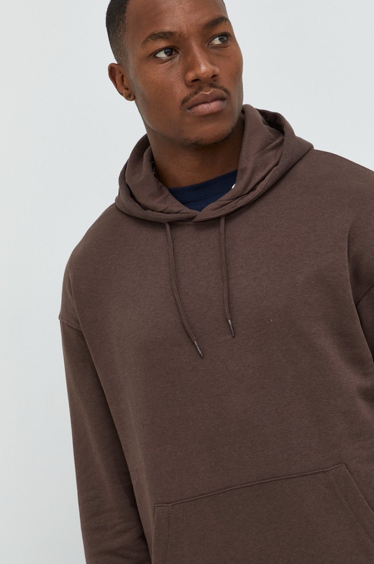 Jack & Jones bluza JORBRINK brązowy 12186375.SealBrown