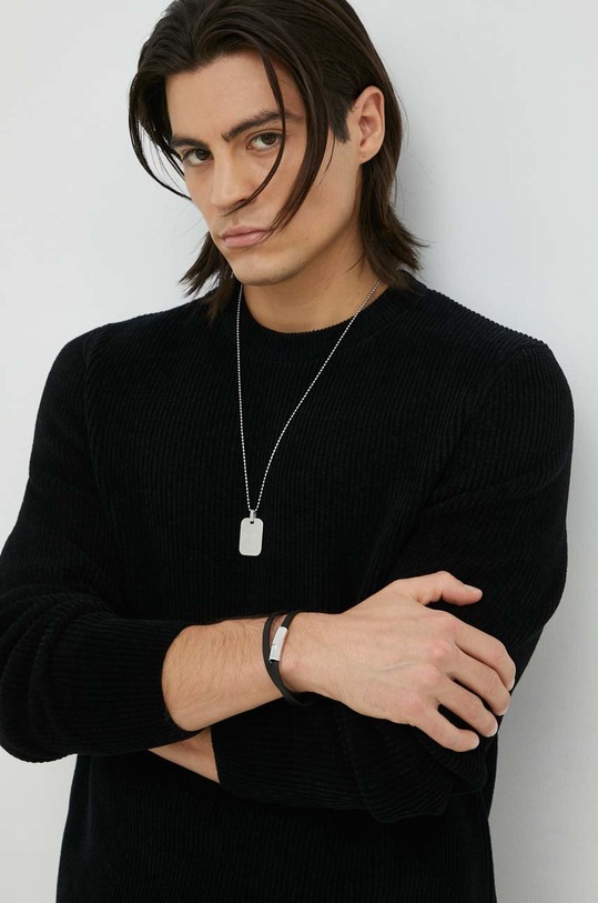 Bavlněný svetr Marc O'Polo černá M30506260484