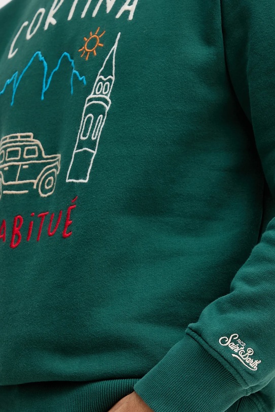 MC2 Saint Barth hanorac de bumbac x Peanuts SOH0004 verde