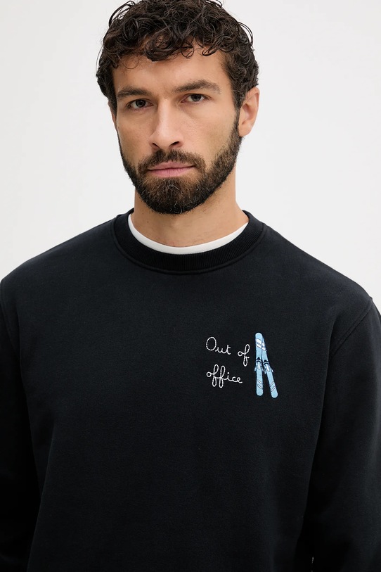 MC2 Saint Barth bluza bawełniana x Peanuts czarny SOH0004