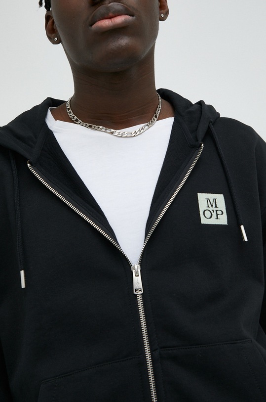 Marc O'Polo hanorac de bumbac M21408857000 negru