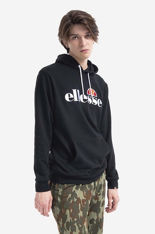 Ellesse bluza SHK13288 Ferrer z kapturem czarny SHK13288