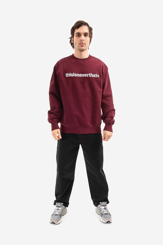 thisisneverthat cotton sweatshirt T-Logo Crewneck TN210TSWCW01 red AA00