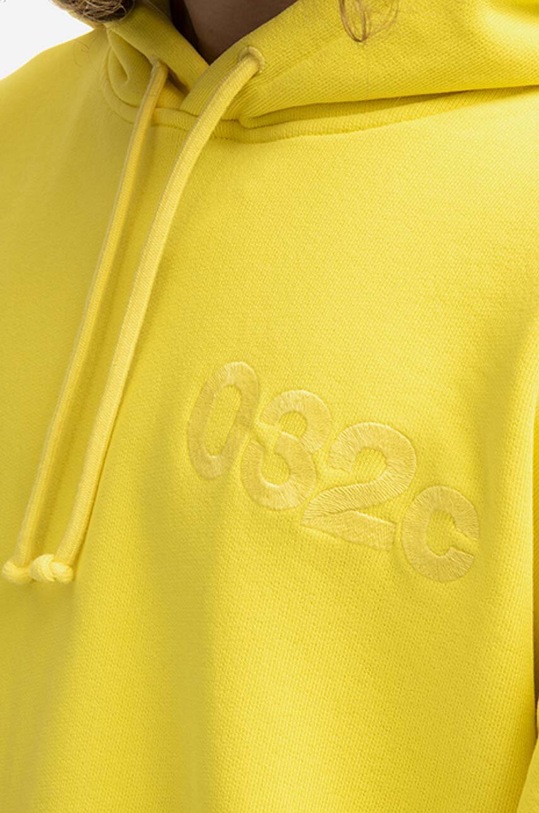 032C bluza bawełniana Oversized Dram żółty FW22.C.2041