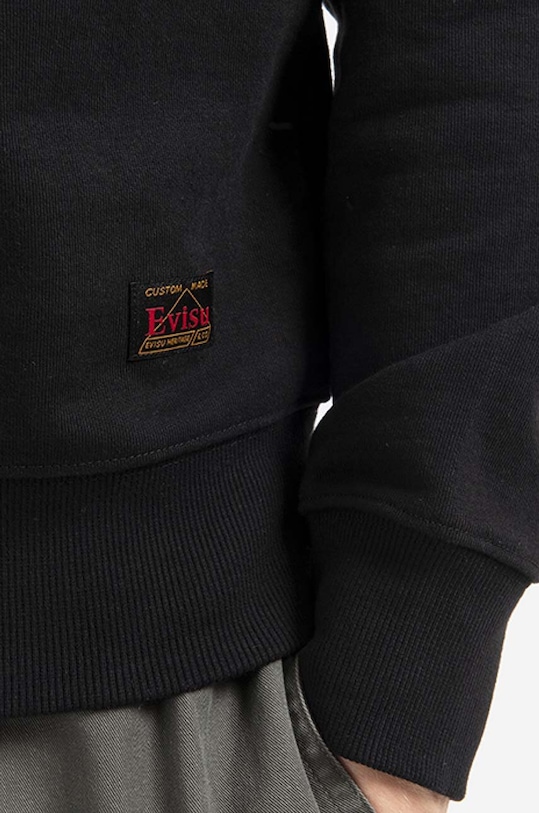 Хлопковая кофта Evisu 2EABSM1SW321XXCT чёрный