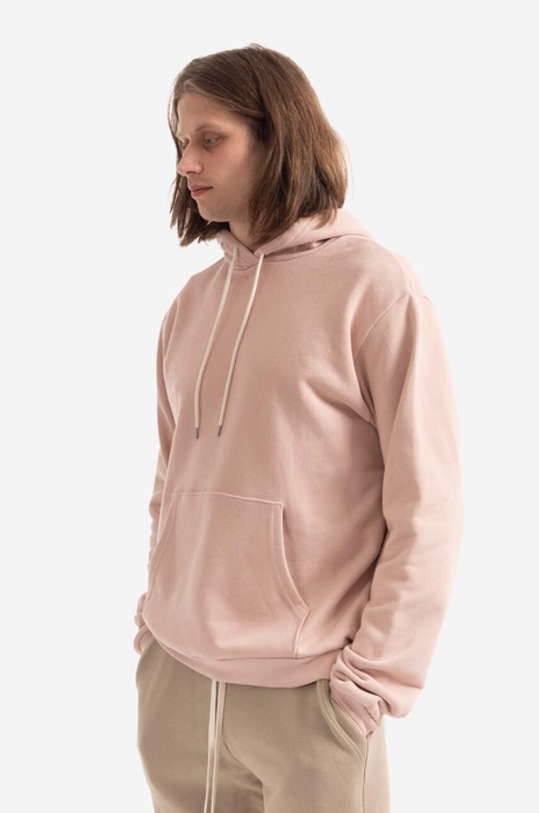 John Elliott cotton sweatshirt Beach Hoodie B121B00711A pink
