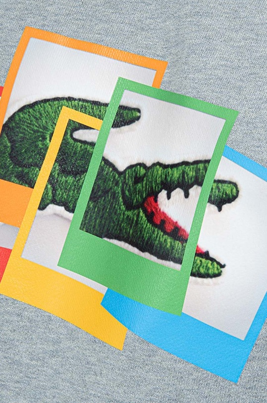 Lacoste cotton sweatshirt SH2183 4JV SH2183.4JV gray