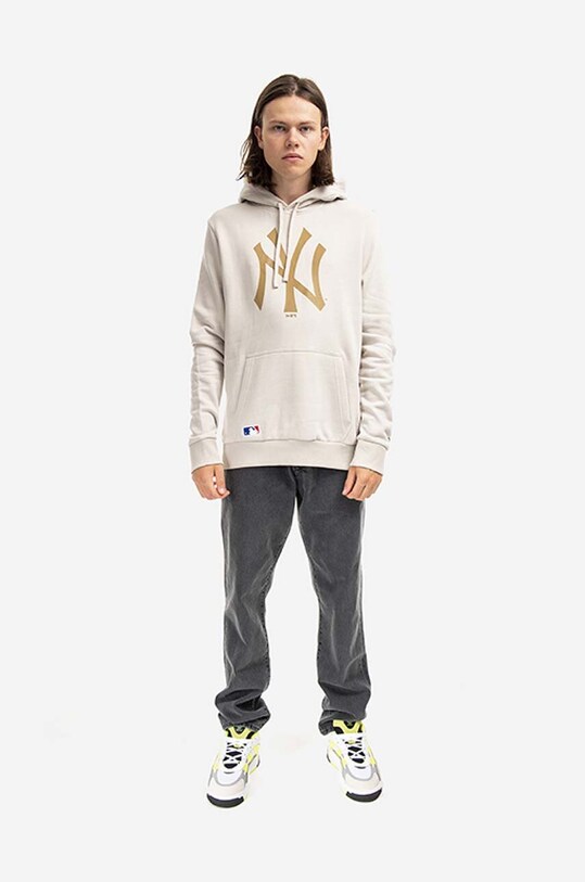 New Era bluza Hoody York Yankees 12033505 beżowy AA00