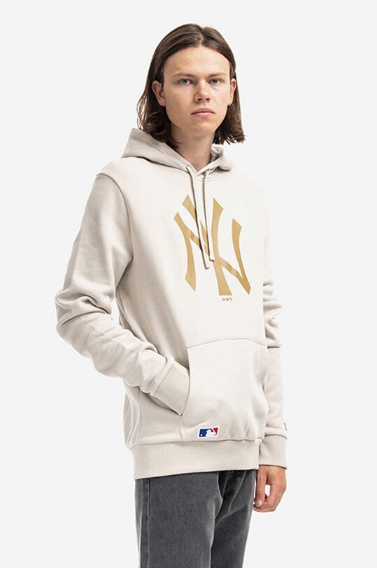 New Era bluza Hoody York Yankees 12033505 beżowy