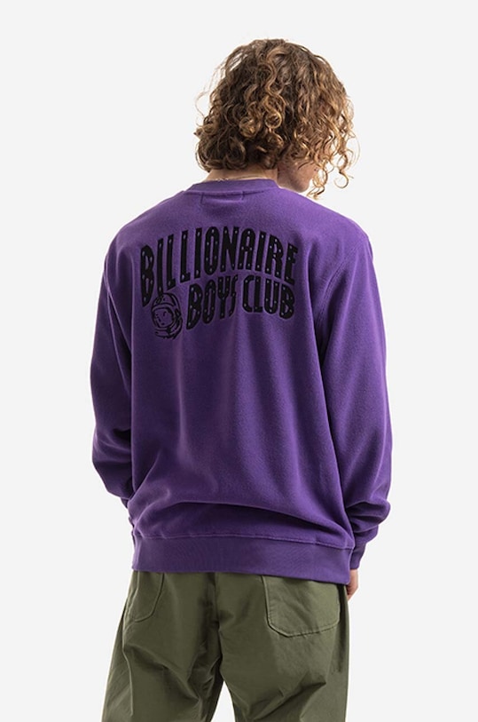 Clothing Billionaire Boys Club cotton sweatshirt Fleece Astro Crewneck B22121 violet