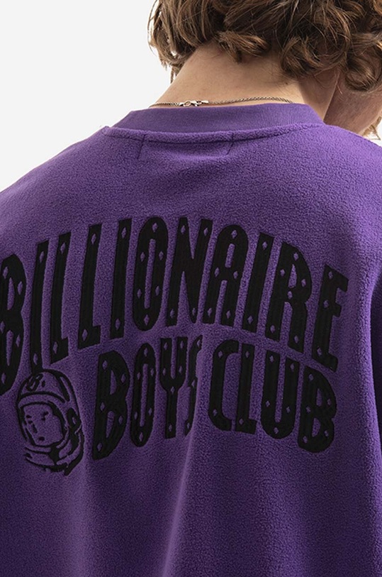Billionaire Boys Club cotton sweatshirt Fleece Astro Crewneck B22121 violet