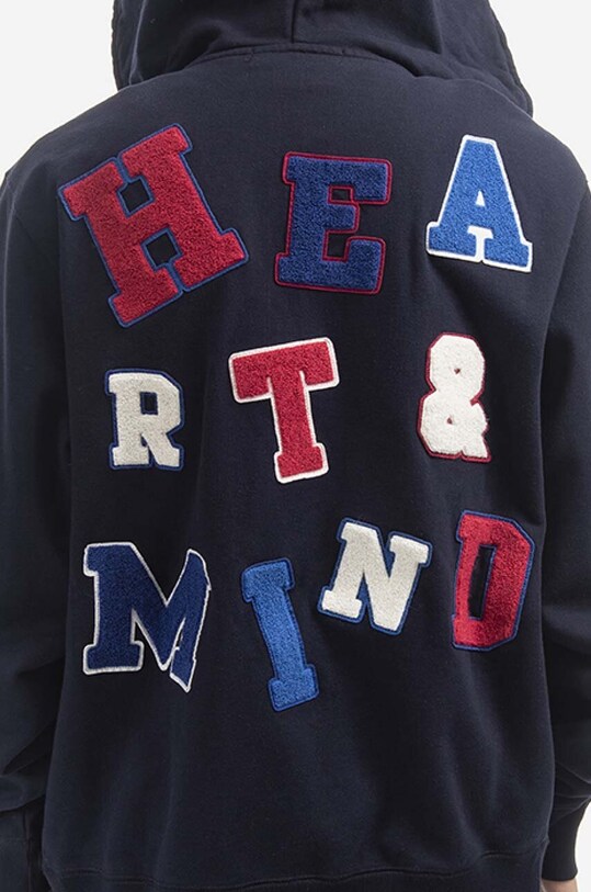 Billionaire Boys Club cotton sweatshirt Heart And Mind Zip Through Hood B22227