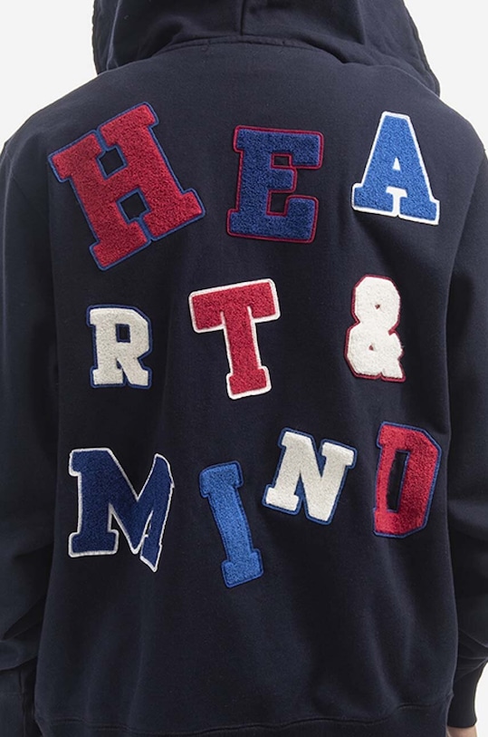 Billionaire Boys Club cotton sweatshirt Heart And Mind Zip Through Hood B22227