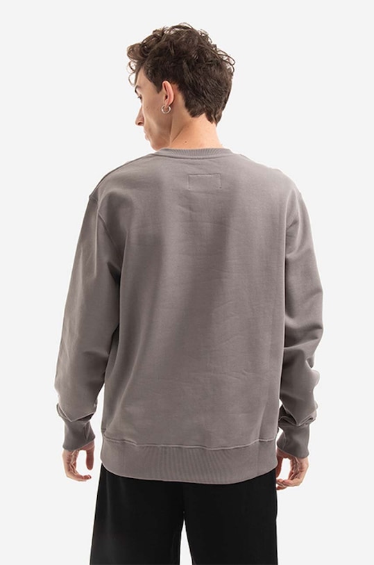 Clothing A-COLD-WALL* cotton sweatshirt Essential Logo Crewneck ACWMW056. gray