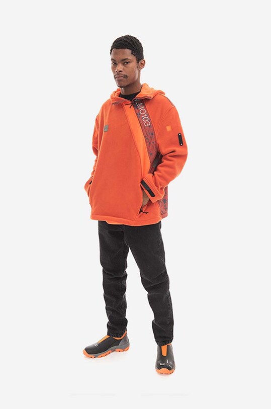 A-COLD-WALL* bluză Axis Fleece ACWMO103. portocaliu AA00