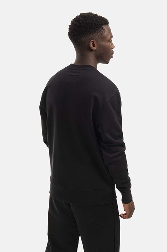 Oblečenie Bavlnená mikina A-COLD-WALL* Essential Logo Crewneck ACWMW082. čierna