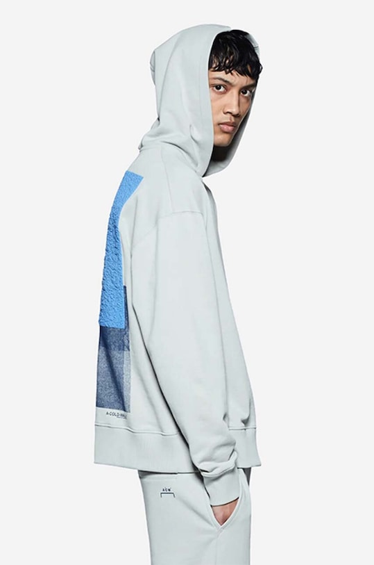 A-COLD-WALL* bluza bawełniana Brutalist Zip Hoodie ACWMW073.