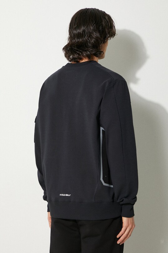 Clothing A-COLD-WALL* cotton sweatshirt Polygon Technical Crewneck ACWMW079. black