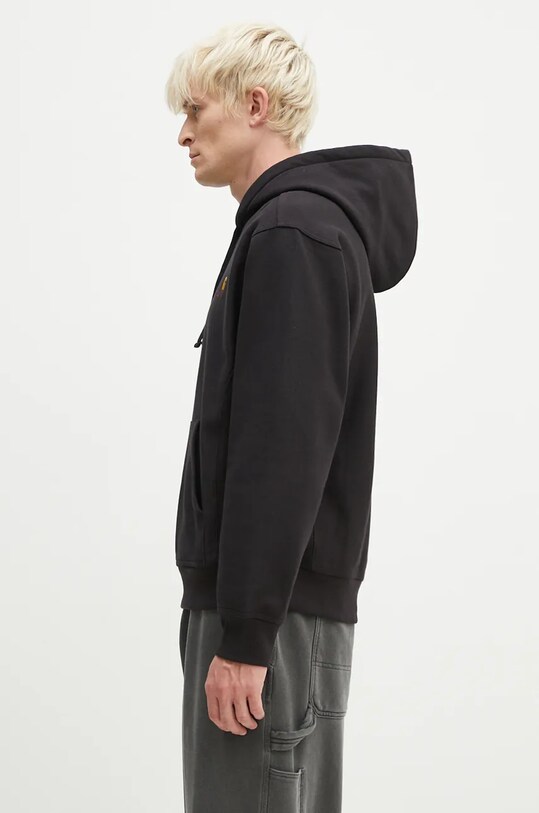 Îmbrăcăminte Carhartt WIP bluză Hooded American Script Sweatshirt I028279. negru