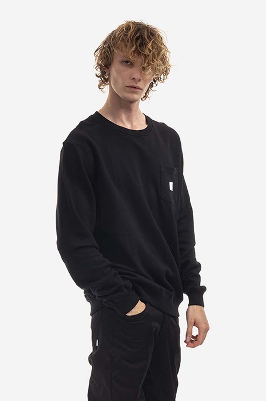 Makia cotton sweatshirt M41073 black