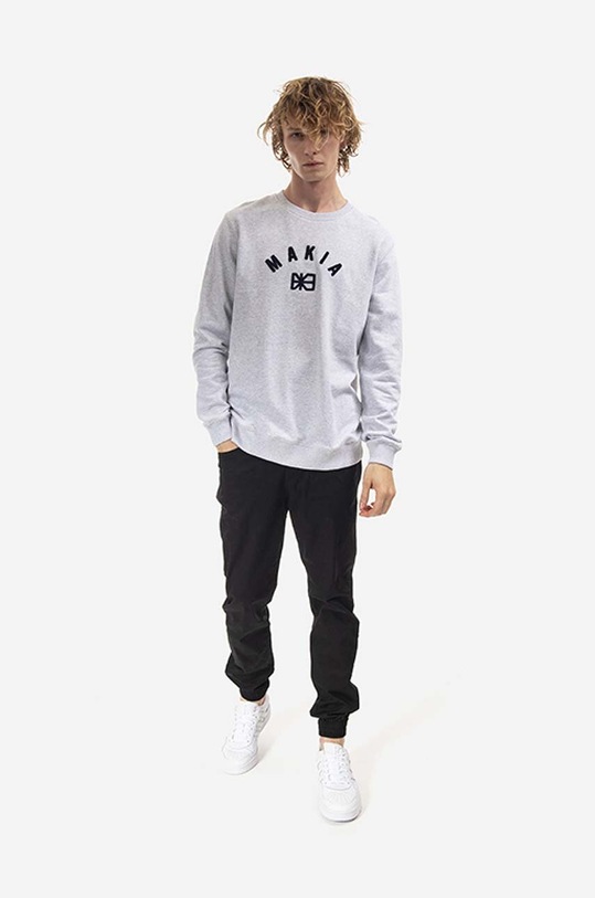 Makia cotton sweatshirt M41089 gray AA00