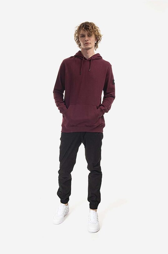 Makia cotton sweatshirt M40062 maroon AA00