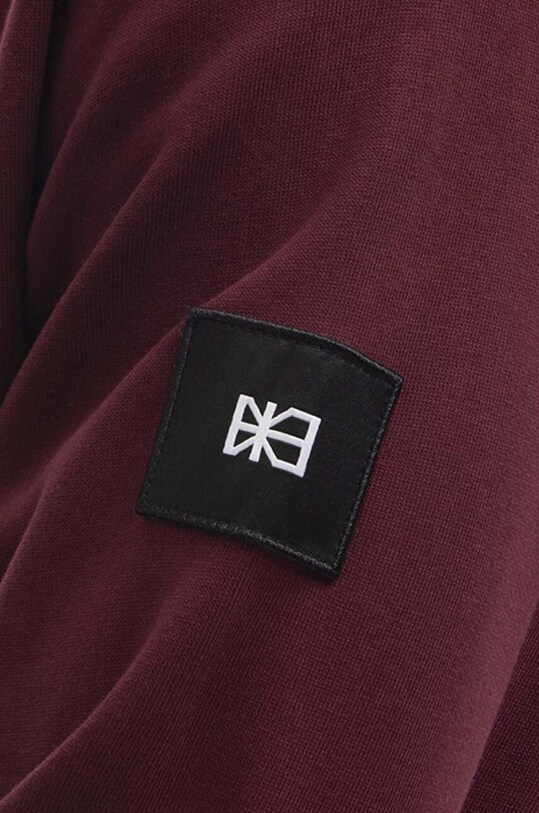 Makia cotton sweatshirt maroon M40062