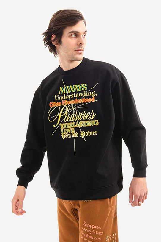 Μπλούζα PLEASURES στάμπα μαύρο P21W027