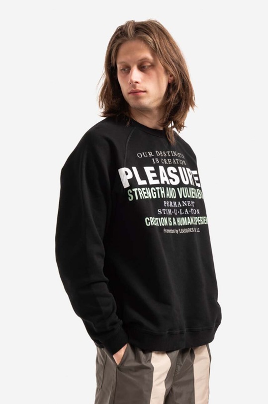 PLEASURES sweatshirt P22SP017 black