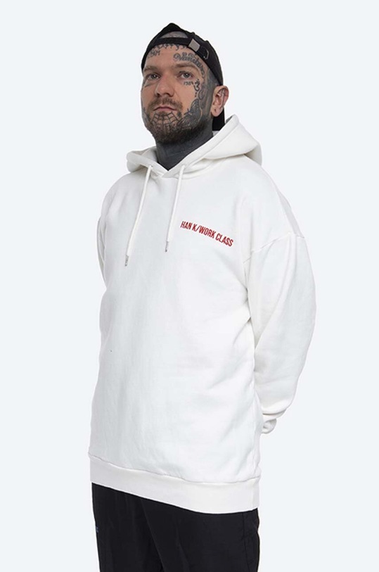 Han Kjøbenhavn cotton sweatshirt Artwork Hoodie cotton white M.130069