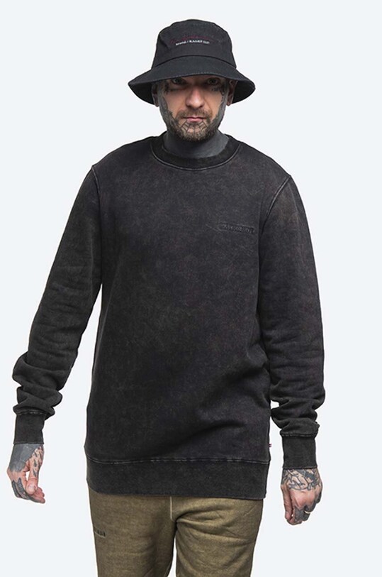 Han Kjøbenhavn bluza bawełniana Casual Crew bawełna szary M.130315