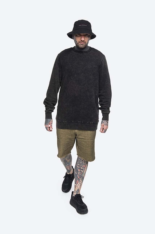 Han Kjøbenhavn bluza bawełniana Casual Crew M.130315 szary AA00