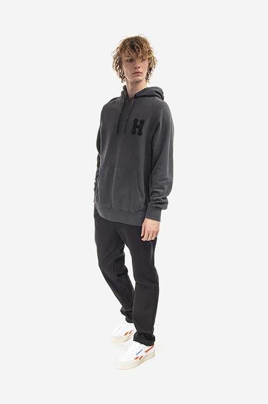 Кофта HUF Monotone P/O Fleece FL00127 сірий AA00