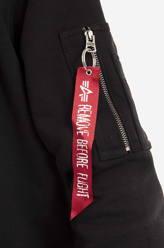 Dukserica Alpha Industries Alpha Label Hoody 118331.03 crna