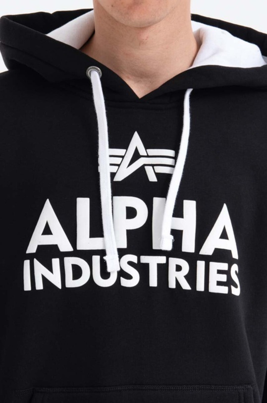 Alpha Industries bluza Foam Print Hoody czarny 143302.95