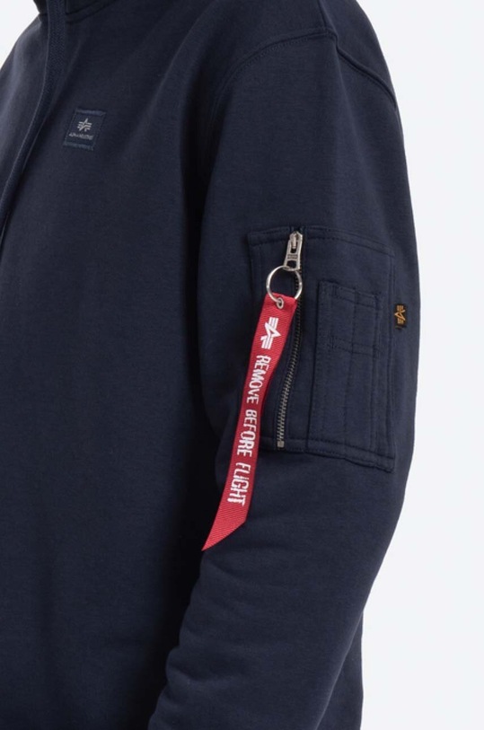 Mikina Alpha Industries X-Fit Hoody 158321.07 námořnická modř