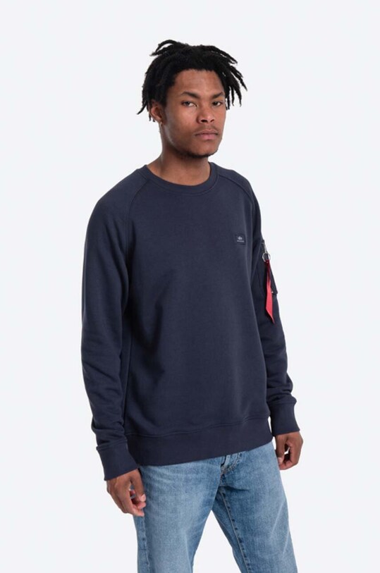 Alpha Industries bluza X-Fit Sweat 158320.07 granatowy