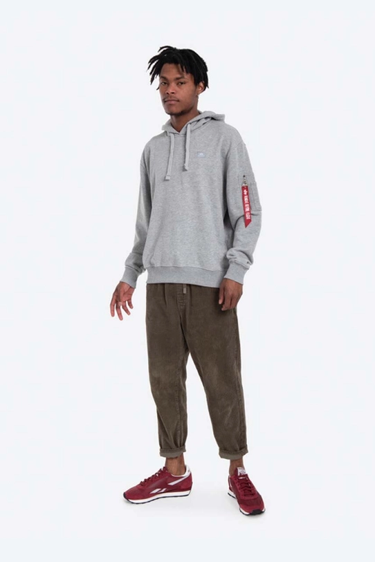 Alpha Industries bluză bluză Alpha Industries X-Fit Hoody 158321.17 gri AA00