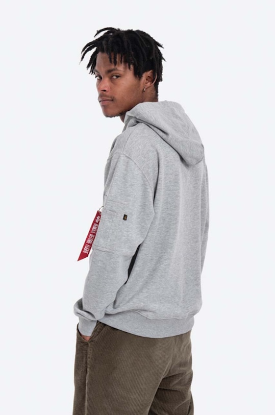 Îmbrăcăminte Alpha Industries bluză bluză Alpha Industries X-Fit Hoody 158321.17 gri