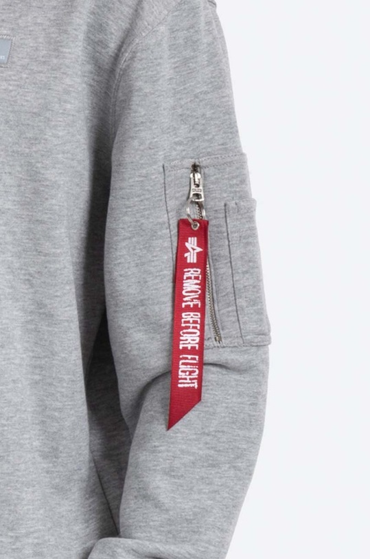 Alpha Industries bluză bluză Alpha Industries X-Fit Hoody 158321.17 gri