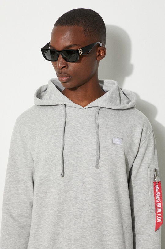 Кофта Alpha Industries X-Fit Hoody 158321.17 серый