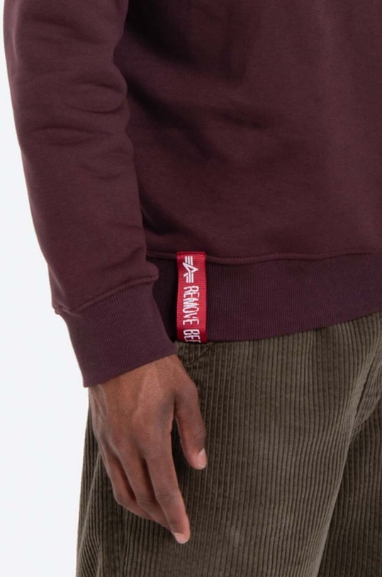 Alpha Industries sweatshirt Alpha Industries Basic 178302 21 178302.21 maroon